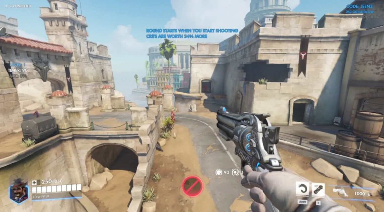 aim routine overwatch